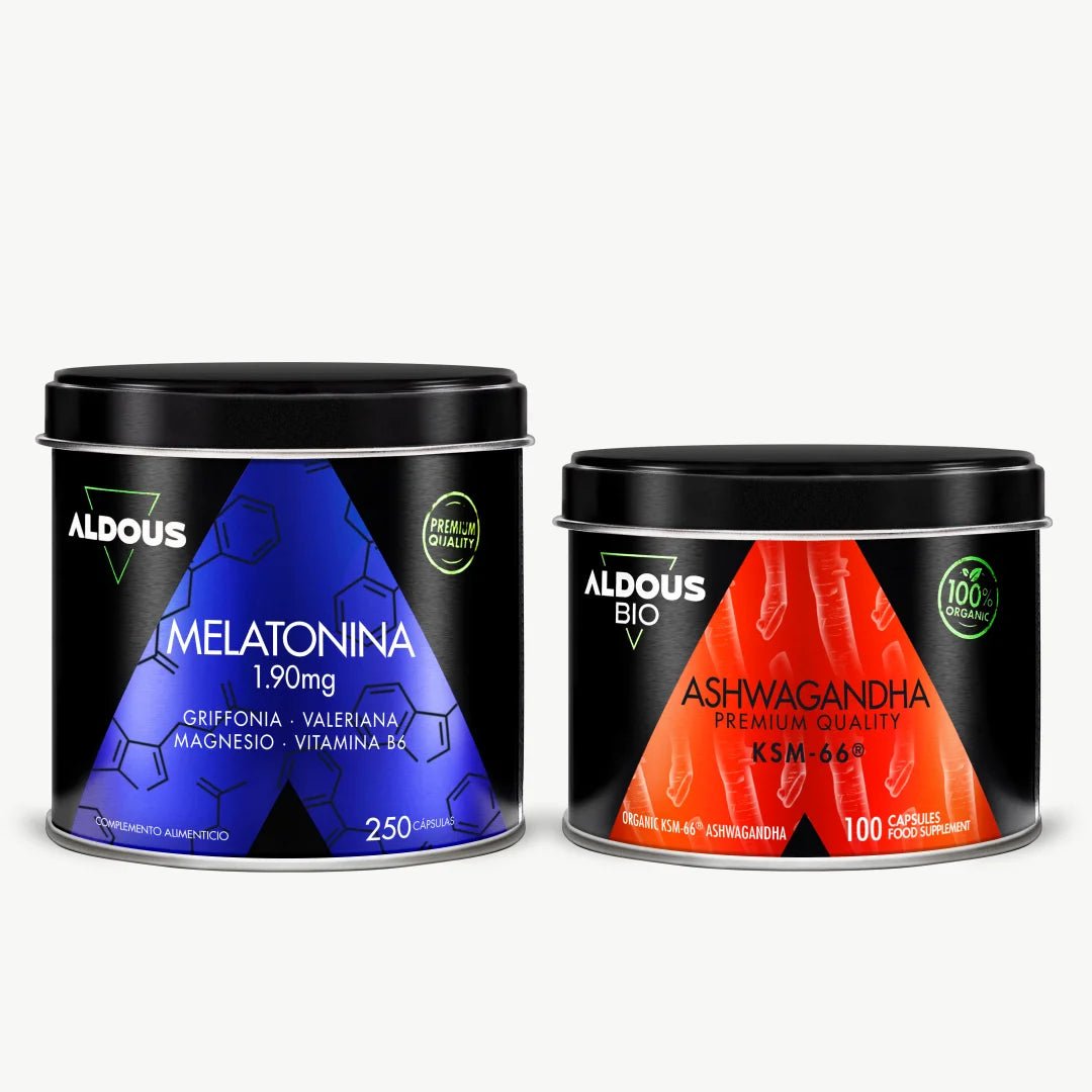 Pack Melatonina con Griffonia + Ashwagandha KSM-66® Ecológica