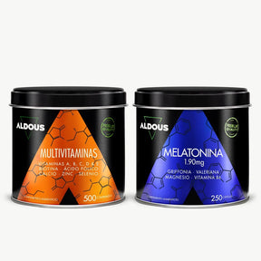 Pack Multivitaminas + Melatonina con Magnesio - Aldous - ES