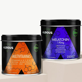 Pack Multivitaminas + Melatonina con Magnesio - Aldous Bio