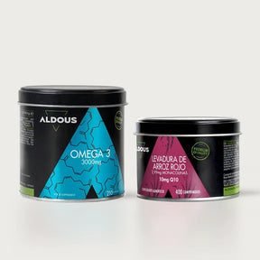 Pack Omega 3 + Levadura de Arroz Rojo - Aldous Bio