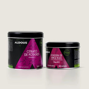 Pack Potasio con Vitamina C + Levadura de arroz rojo - Aldous Bio