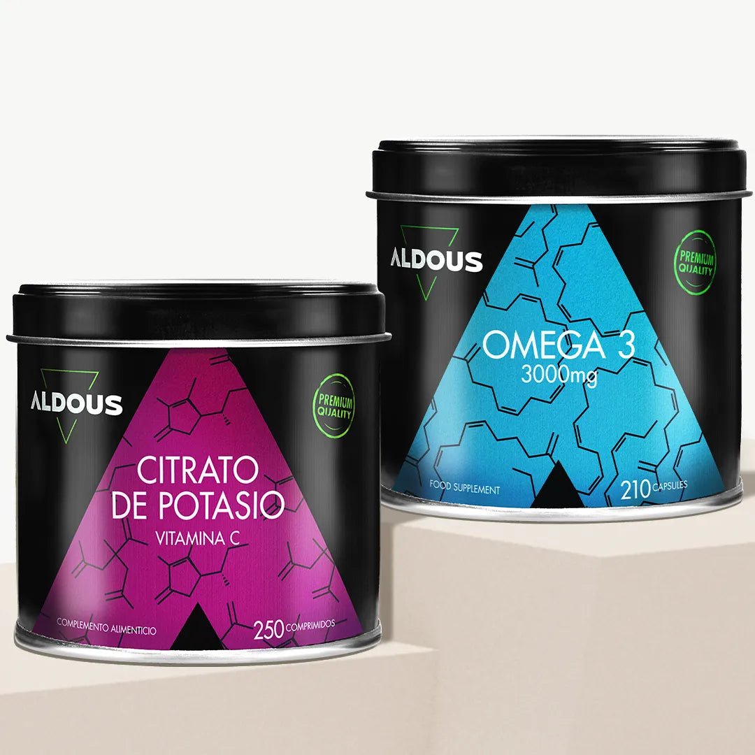 Pack Potasio con Vitamina C + Omega 3 - Aldous Bio