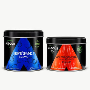 Pack Triptófano Puro + Ashwagandha KSM - 66 ® Ecológica - Aldous - ES
