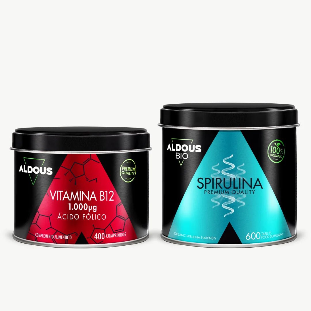 Pack Vitamina B12 + Espirulina Ecológica