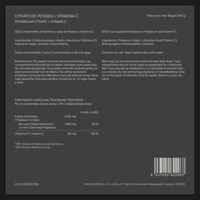 Potasio con Vitamina C - Aldous - ES