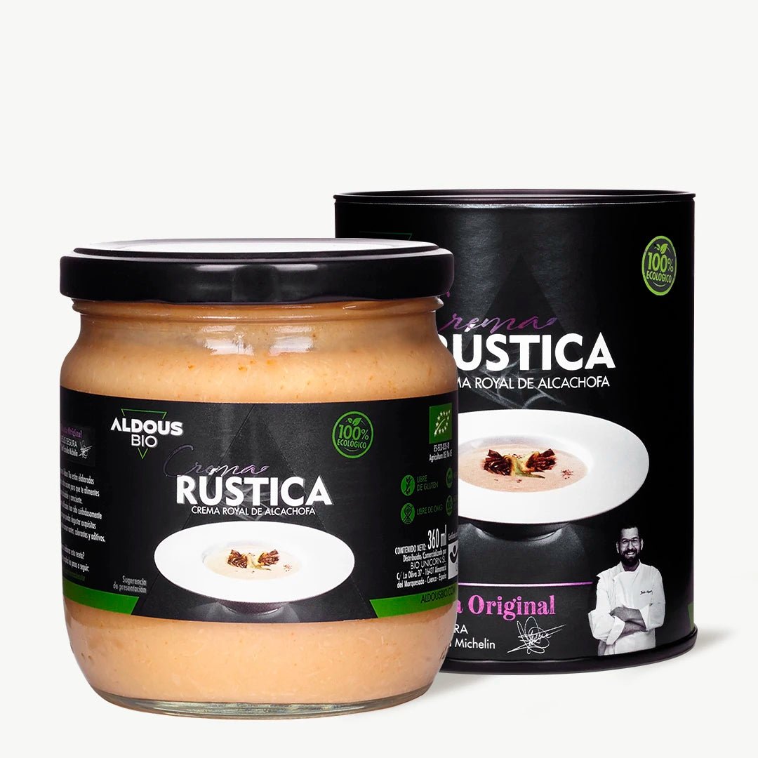 Rústica: Crema Gourmet Royal de Alcachofa (360 ml) - Aldous Bio