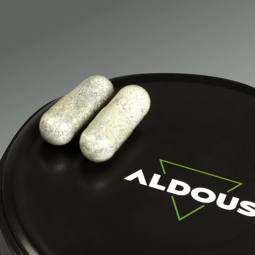 Triptófano con Melatonina, Magnesio, Espirulina y Vitaminas - Aldous - ES