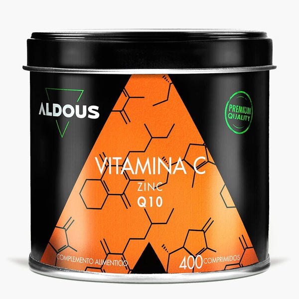 Vitamina C con Zinc y Coenzima Q10 - Aldous Bio