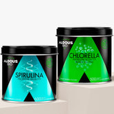 Pack: Espirulina Ecológica + Chlorella Ecológica - Aldous Bio